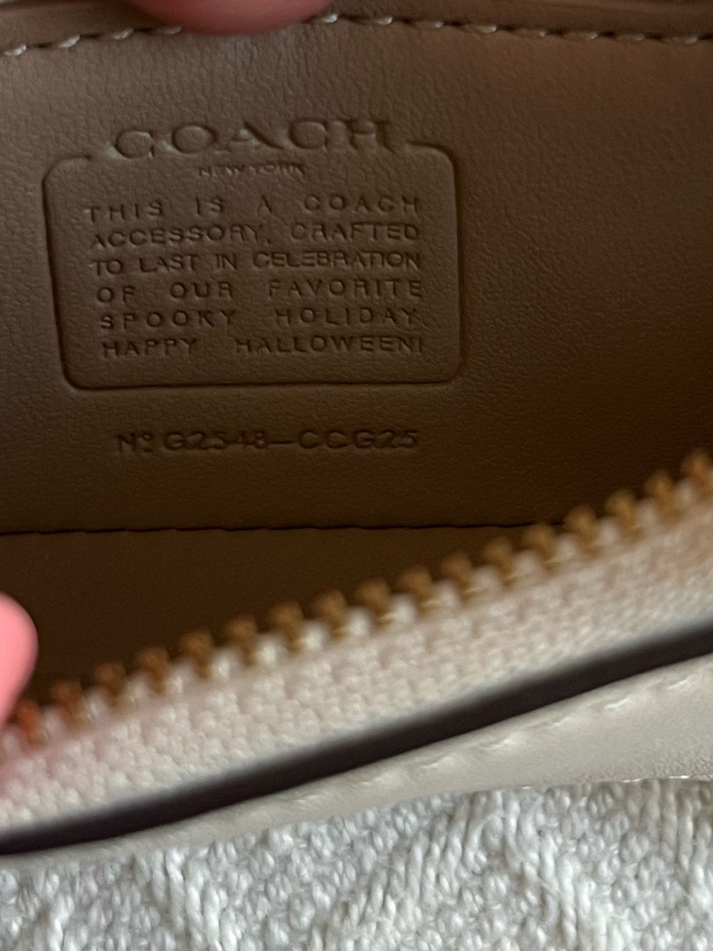Coach Bone Coin Purse CCG25 - Picture 12 of 12